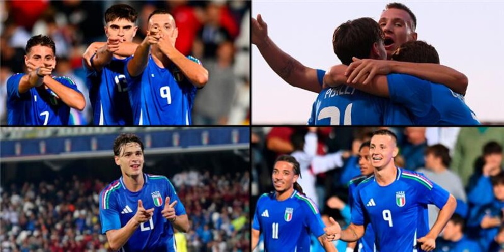 L'Italia U21 cala il poker, Svezia ko: Pisilli scatenato, Camarda di cucchiaio