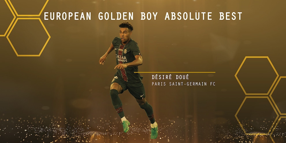 Désiré Doué: il talento del Psg è l'European Golden Boy Absolute Best 2025 Désiré Doué: il talento del Psg è l'European Golden Boy Absolute Best 2025