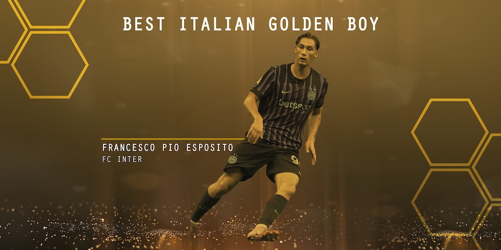 Pio Esposito vince il Best Italian Golden Boy: un punto di partenza per l'attaccante dell'Inter Pio Esposito vince il Best Italian Golden Boy: un punto di partenza per l'attaccante dell'Inter