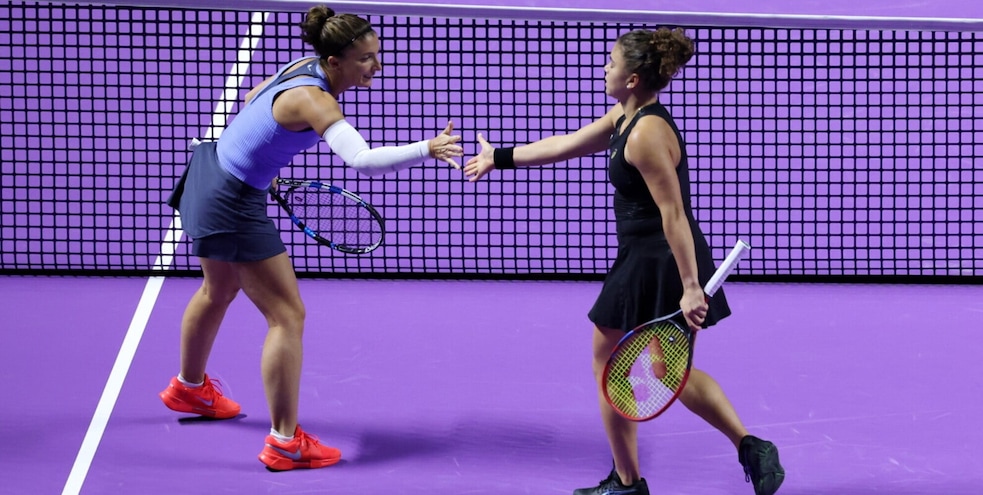 Errani/Paolini ko con Kudermetova/Mertens: le azzurre salutano le Finals di doppio