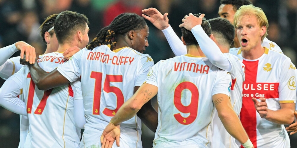 Norton-Cuffy fa impazzire il Genoa, colpo ad Udine: per De Rossi altri punti salvezza
