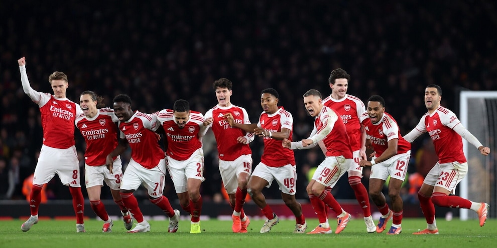 Arsenal, Crystal Palace ko ai rigori: derby col Chelsea in semifinale di EFL Cup
