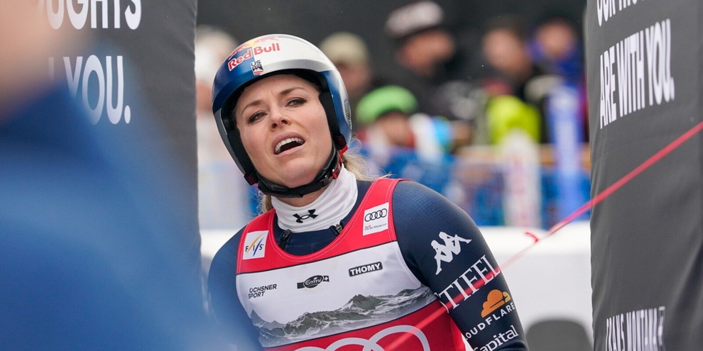 Un altro disastro a Crans Montana: Vonn nelle reti e Cortina a rischio
