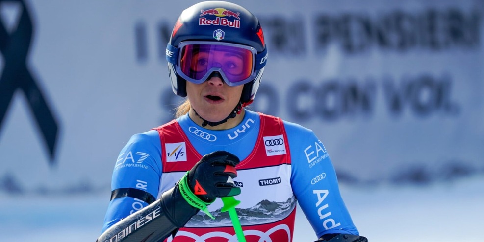 Goggia seconda nel superG di Crans Montana per soli 18 centesimi! Vince Blanc, Melesi 4ª, Brignone 18ª