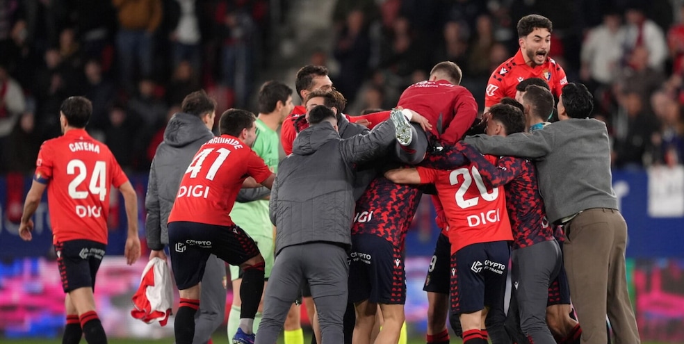 Real Madrid, ko in casa dell'Osasuna e primo posto a rischio. Poker Atletico, in gol anche Lookman
