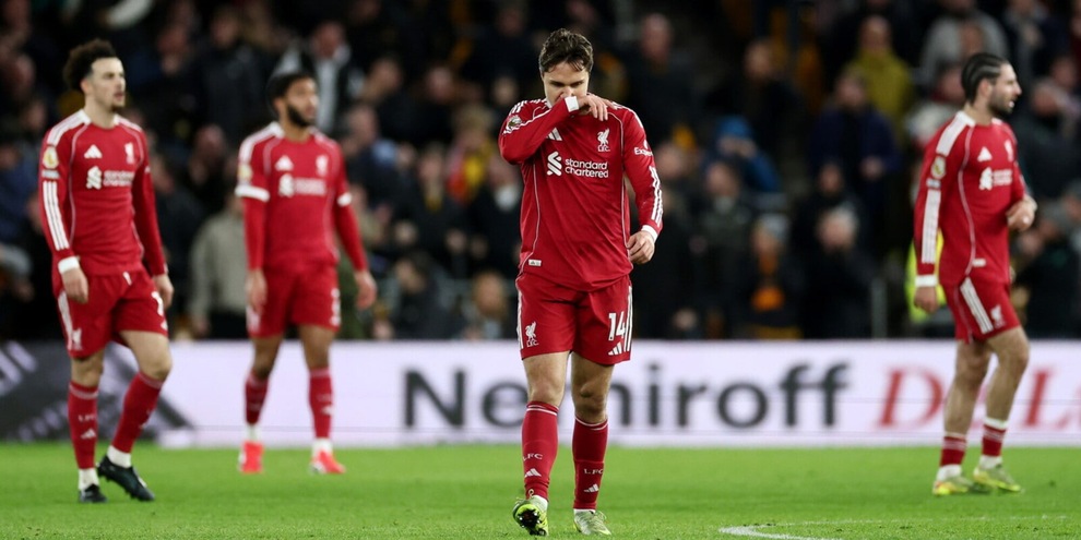 Tonfo Liverpool, Salah e l'ingresso di Chiesa non bastano: vincono i Wolves al 94'