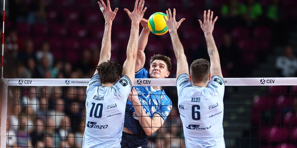 Champions League: Trento espugna Varsavia al tie break Champions League: Trento espugna Varsavia al tie break