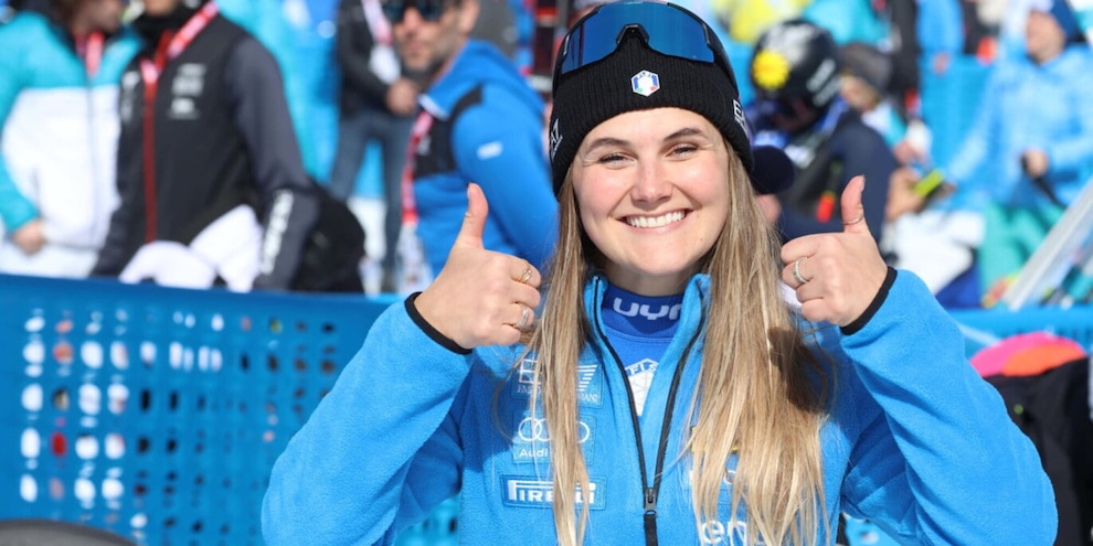 Laura Pirovano trionfa in discesa, prima volta per l'azzurra: "Sono al settimo cielo"