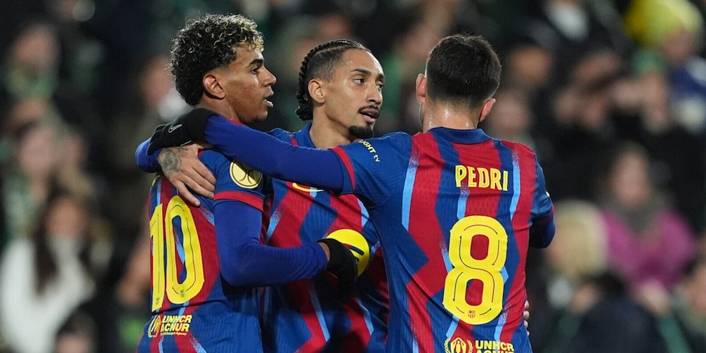 Con Pedri e Lamine il Barça non trema 