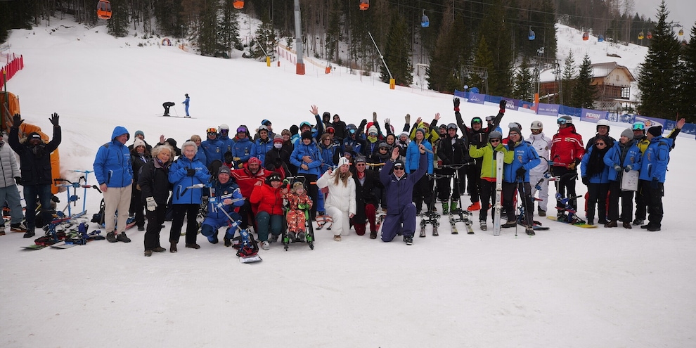 Hol4All: l’Alta Badia modello di inclusione con la Fondazione Allianz UMANA MENTE e i campioni azzurri Mazzel e Ghedina
