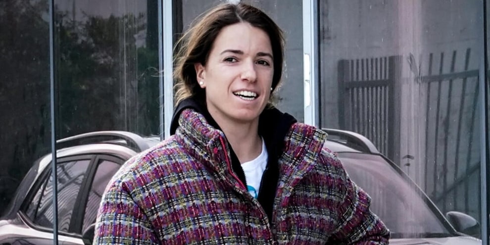 Sorriso Bassino con gli sci ai piedi