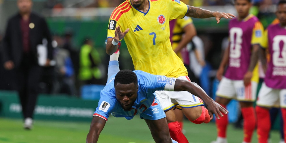 Mondiali: Colombia-Congo 1-0
Mondiali: Colombia-Congo 1-0