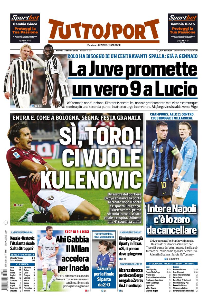 https://cdn.tuttosport.com/next/img/edizioni/ts/prima-pagina-naz-810x1189.jpg La prima pagina di Tuttosport