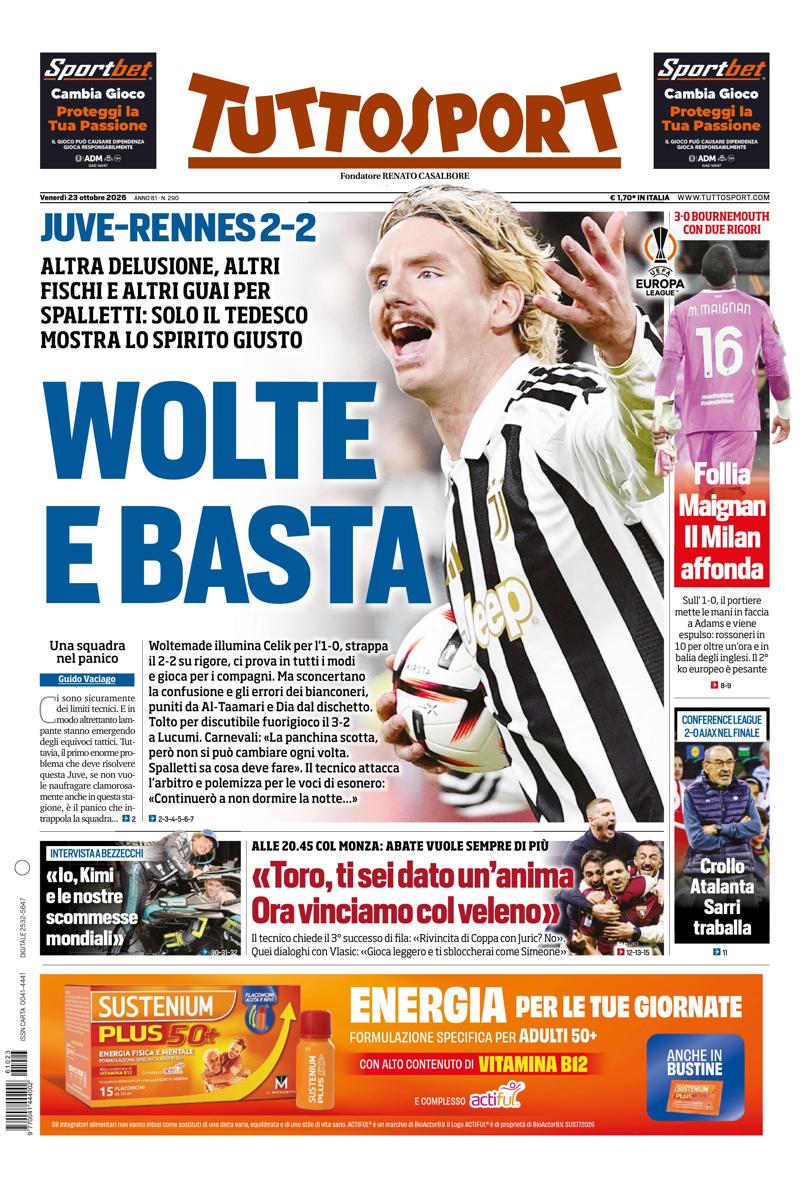 https://cdn.tuttosport.com/next/img/edizioni/ts/prima-pagina-naz-810x1189.jpg?v=e32820bfc4f76844d57320193be7459d4f11316e3e7f98b0b471245ec0309c2c La prima pagina di Tuttosport